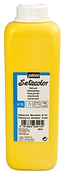 Pintura Para Tela Setacolor Opaco Botón de Oro Pebeo 1L