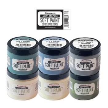 Stamperia Art Stories Set 6 Soft Paint  200ml