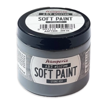 Stamperia Art Stories Soft Paint Stone Ash  200ml