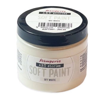 Stamperia Art Stories Soft Paint Off White  200ml