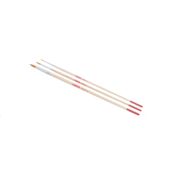 Set van 3 ronde ArtCreation-borstels

