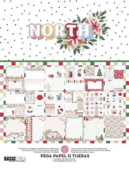 Zestaw do Scrapbookingu North Elena Roche 15x20cm