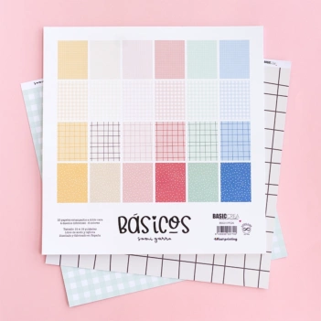 Sami Garra Scrapbooking Set Winter Basics  30x30cm