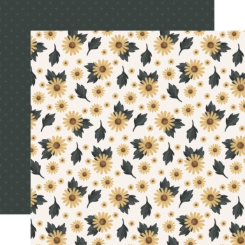 Papel Fall Flowers It's Autumn Carta Bella 30x30cm