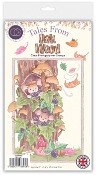 Timbres transparents Arbre à souris Tales From Oak Wood Craft Consortium (en anglais)