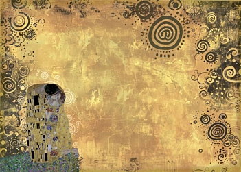 Tela de Encuadernar Kiss Abstract Art PapersForYou 70x50cm