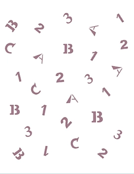 SUPER OFERTA **40%** Plantilla de Stencil A5 D-110 Letras y Números 15x21cm Dayka