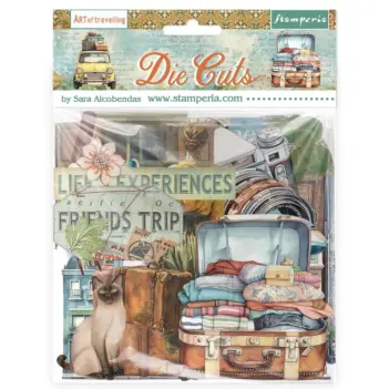 Die-cuts Art of Travelling Stamperia