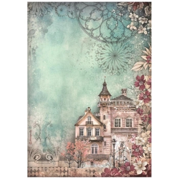 Papel de arroz Casa Master of Magic Stamperia 21x30cm