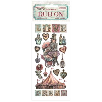 Rub-on Circo Master of Magic Stamperia