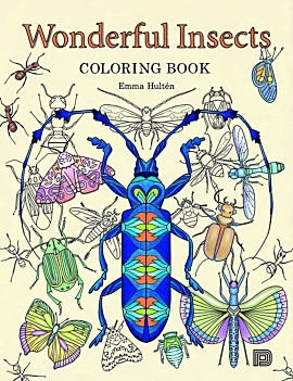 Kleurboek prachtige insecten, Engels