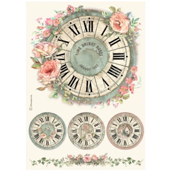 Rice Paper Watches Stamperia 21x30cm