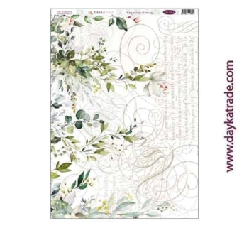 Tkanina DTXM-2038 Dayka Flowers 32x70cm
