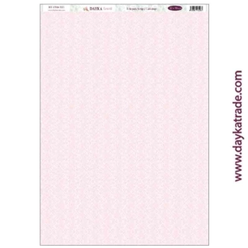 Tecido DTXM-2123 Fundo rosa Amor y Fe Dayka 33x70cm