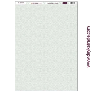 Tecido DTXM-2128 Fundo verde com estrelas Amor y Fe Dayka 33x70cm