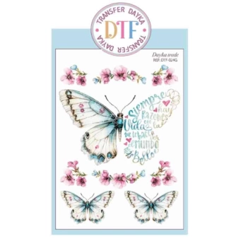 Transferencia Mariposa Dayka 20x28,5cm