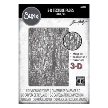 Cracked Tim Holtz Sizzix Cracked Texture Folder