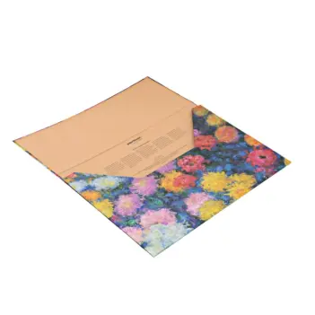 Dokumentenmappe „Chrysanthemen von Monet“ von Paperblanks, 32,5 x 23,5 cm