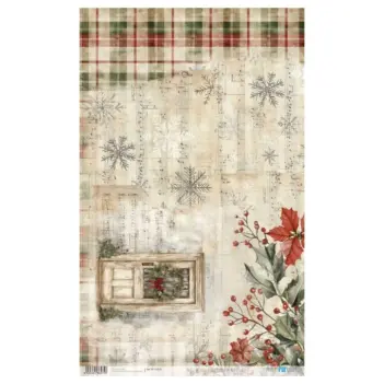 Papel de arroz Christmas Memories XIII PapersForYou 54x33cm
