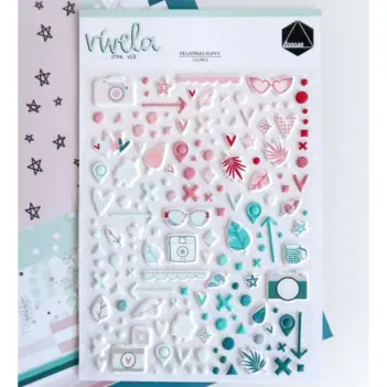 Dunaon Vívela Otra Vez Puffy Sticker