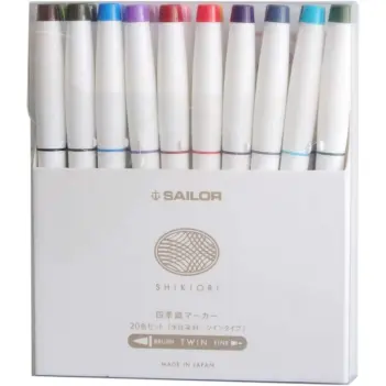 20er-Set gemischte Twin-Marker von Shikiori Sailor