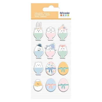 Autocollants Funny Eggs Artemio