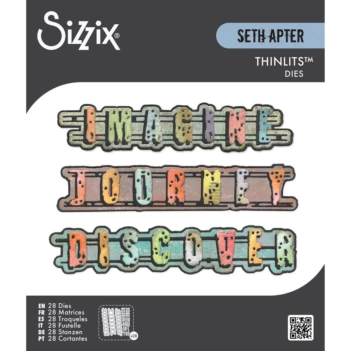 Thinlits Word Wafers 1 Die Sizzix