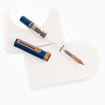 TWSBI ECO Füllfederhalter Indigoblau und Bronze 