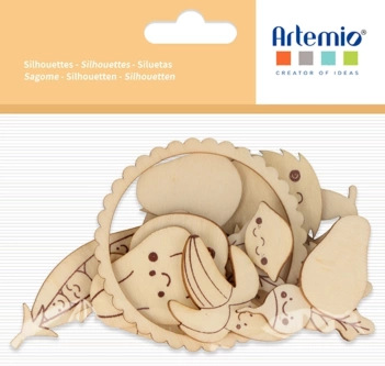 Drewniane elementy Die-cuts Vitamines Artemio