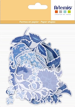 Die-Cuts Flowers Bleu Artemio