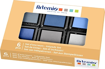 Kit de 6 tintas Bleu Artemio