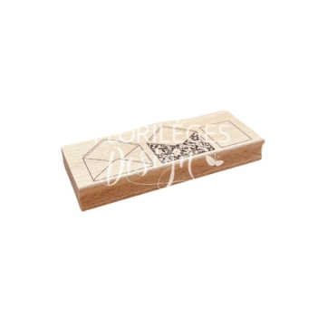 Sello de madera Sobres Pequeños Mon Noël Magique Florilèges Design