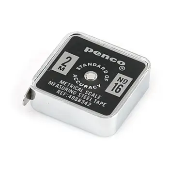 Penco 2m black pocket tape measure