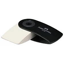 Goma de borrar Mini Sleeve negro Faber-Castell
