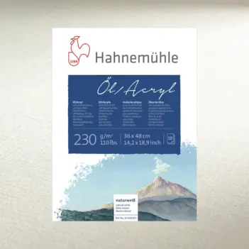 Hahnemühle Tampon d'huile acrylique à gros grains 230gr/m2
