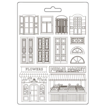 Art of Travelling Stamperia Moules souples pour portes et fenêtres 21x29cm