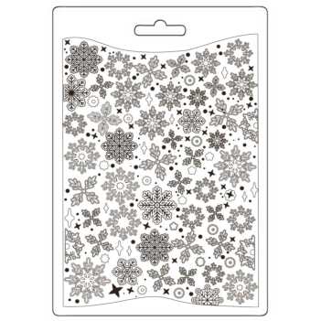 Stampo Flessibile Fiocchi di Neve Dewdrops Stamperia A5
