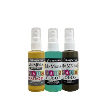 Set of 3 spray inks Aquacolor Masquerade Stamperia
