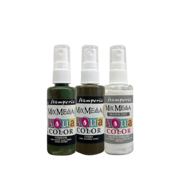 Set 3 Colori a Spray Aquacolor The Owl's House Stamperia
