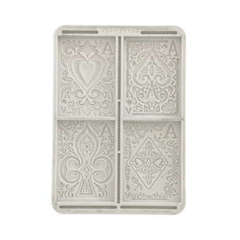 Molde de silicone Cartas Master of Magic Stamperia A5