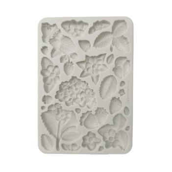 Stamperia Romantic Hidden Grove Silikon Form Erdbeeren A5