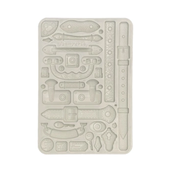 Molde de silicona Cinturones y Asas Art of Travelling Stamperia A5