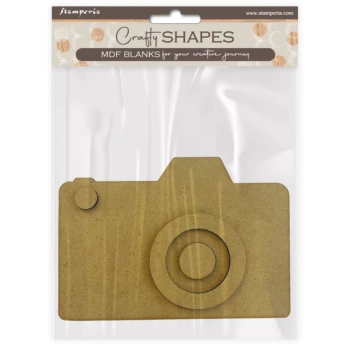 Silueta MDF Crafty Shapes Cámara Dewdrops Stamperia