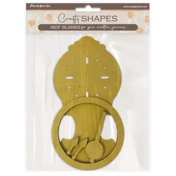 Silhouette MDF Crafty Shapes Orologio a pendolo Gardens of Time Stamperia