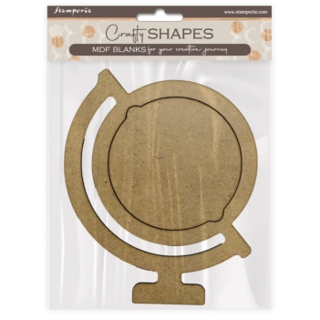 Stamperia Art of Travelling MDF Silhouet Crafty Shapes Wereldbol 