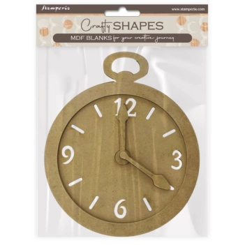 Silhouette en aggloméré Crafty Shapes Horloge Master of Magic Stamperia