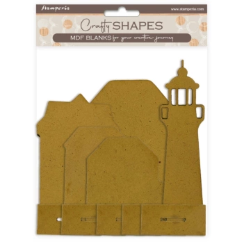 Silueta MDF Crafty Shapes Place Card Silent Sea Stamperia