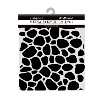 Stencil stencil Romantic Hidden Grove Stamperia 12x12cm stone pattern 12x12cm