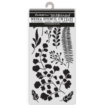 Szablon Liście Herbarium Silvae Stamperia 12x25cm