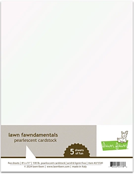 Perłowy Cardstock Lawn Fawn